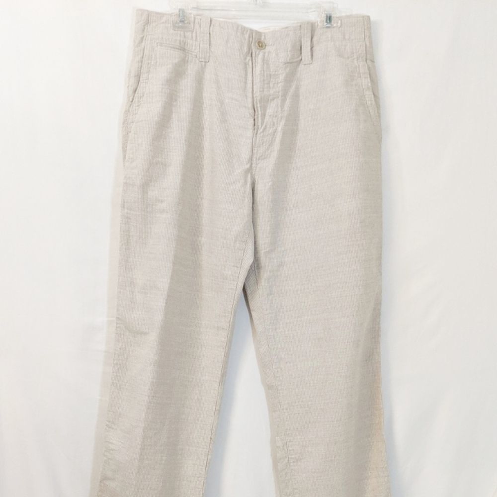 Banana Republic Cotton Pinstripe Pants 33/34
